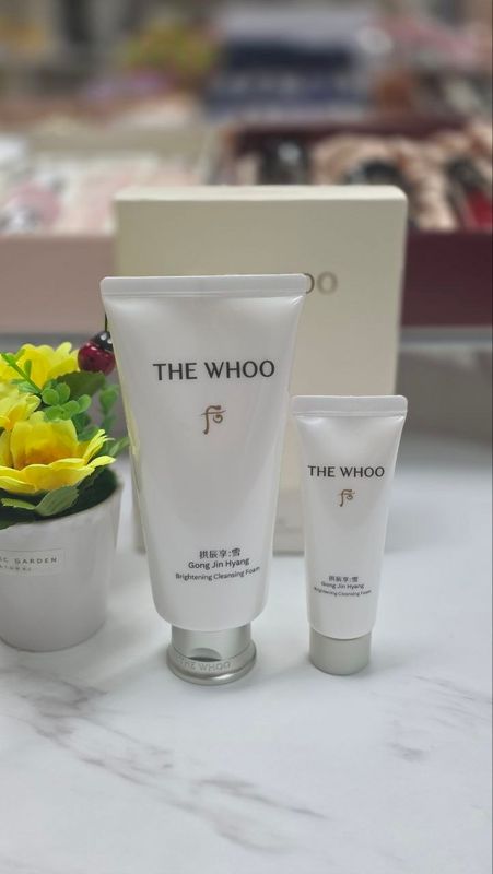 THE WHOO Gong Jin Hyang Brightening Cleansing Foam Special Set 335g