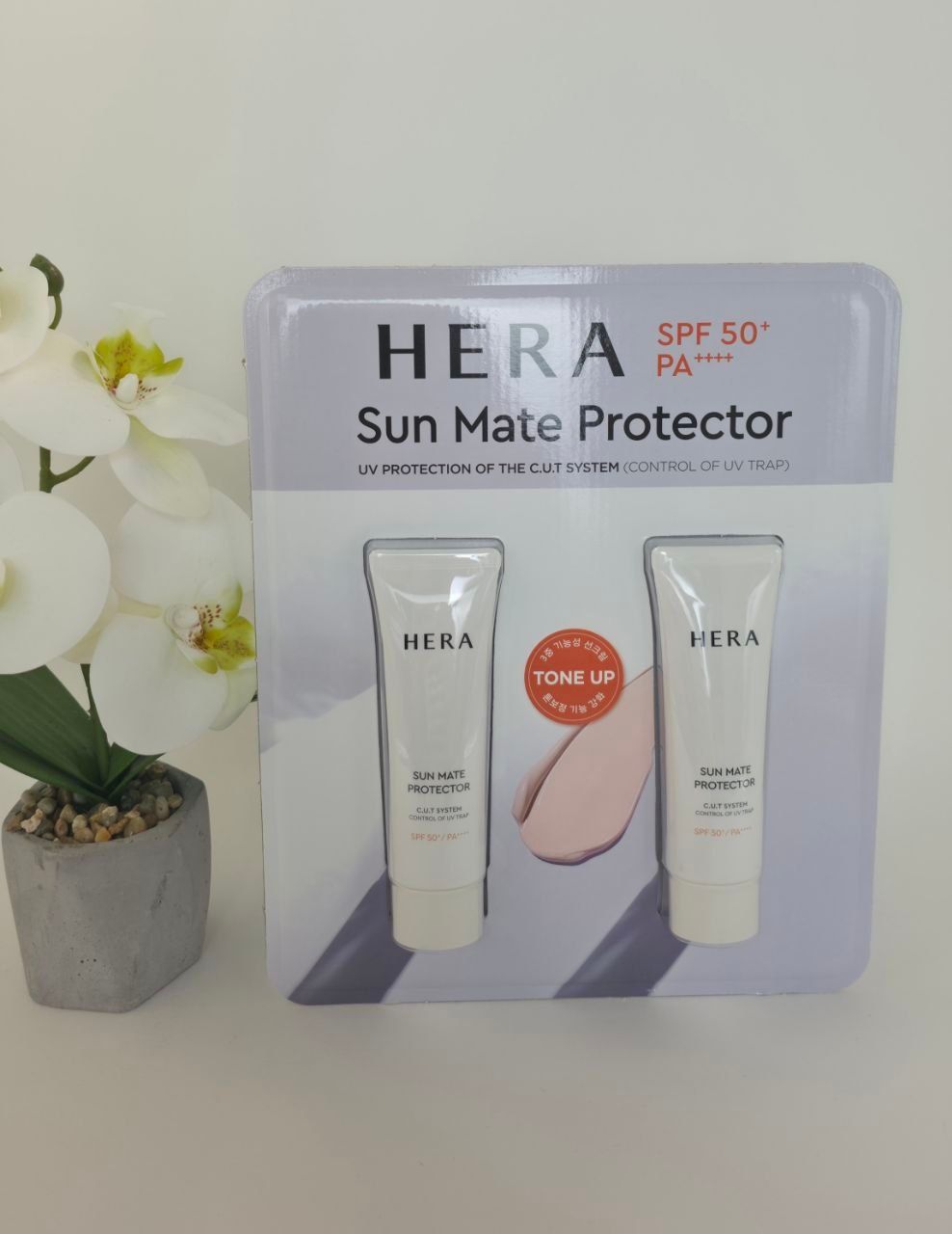 HERA Sun Mate Protector SPF50+ PA++++ 50ml*2 275g