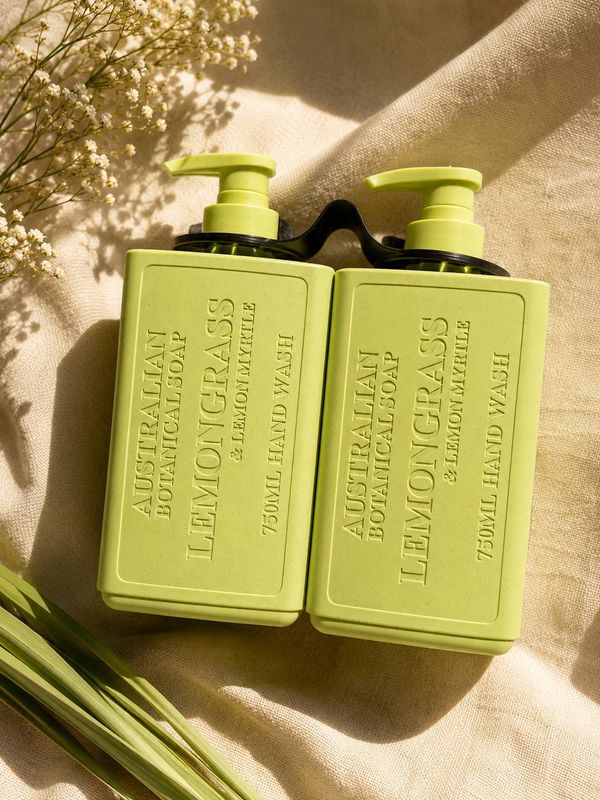AUSTRALIAN BOTANICAL SOAP LEMONGRASS&amp;LEMON MYRTLE 750*2ml Hand Wash 1710g