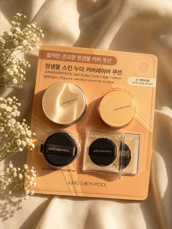JUING SAEM MOOL Skin Nuder Cover Layer Cushion SPF50+/PA+++