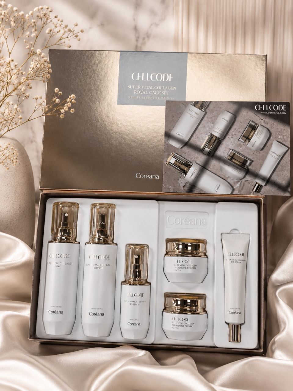 Coreana CELLCODE SUPER VITAL COLLAGEN TOTAL CARE SET 1885g