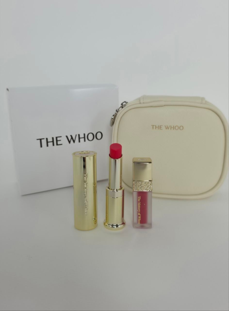 The History of Whoo Gongjinhyang Mi Glow Lip Balm Royal Red Special Set (вес 155гр)