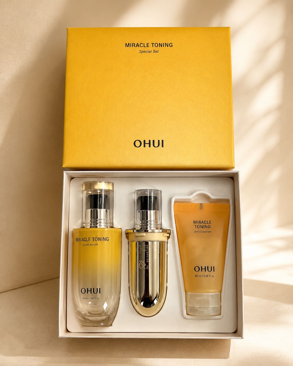 OHUI MIRACLE TONING Glow Serum Special Set 475g