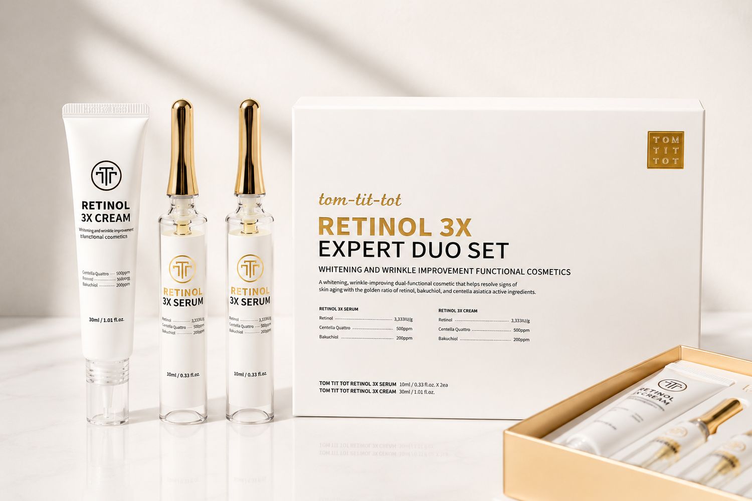 TOM-TIT-TOT (TTT) RETINOL 3X Expert Duo Set 260гр