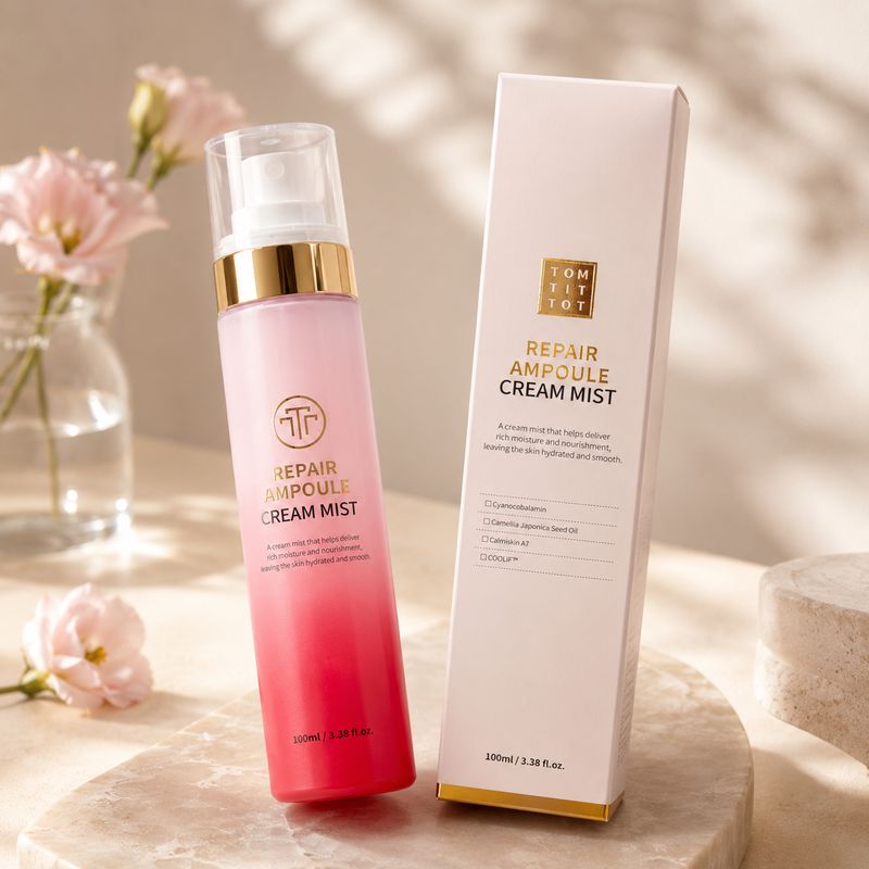 TOM-TIT-TOT (TTT) Repair Ampoule Cream Mist 100ml 155g