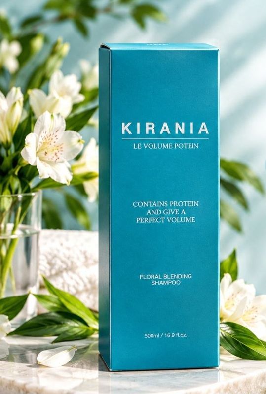 KIRANIA Le Volume Potein Floral Blending Shampoo 500 мл 610g