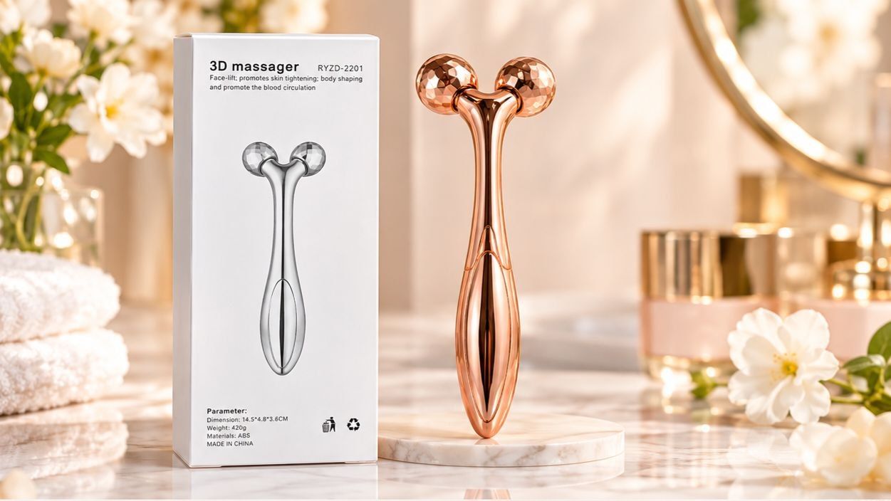 3D Massager RYZD2201  массажёр для лица и тела 42гр