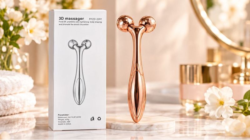 3D Massager RYZD2201  массажёр для лица и тела 42гр