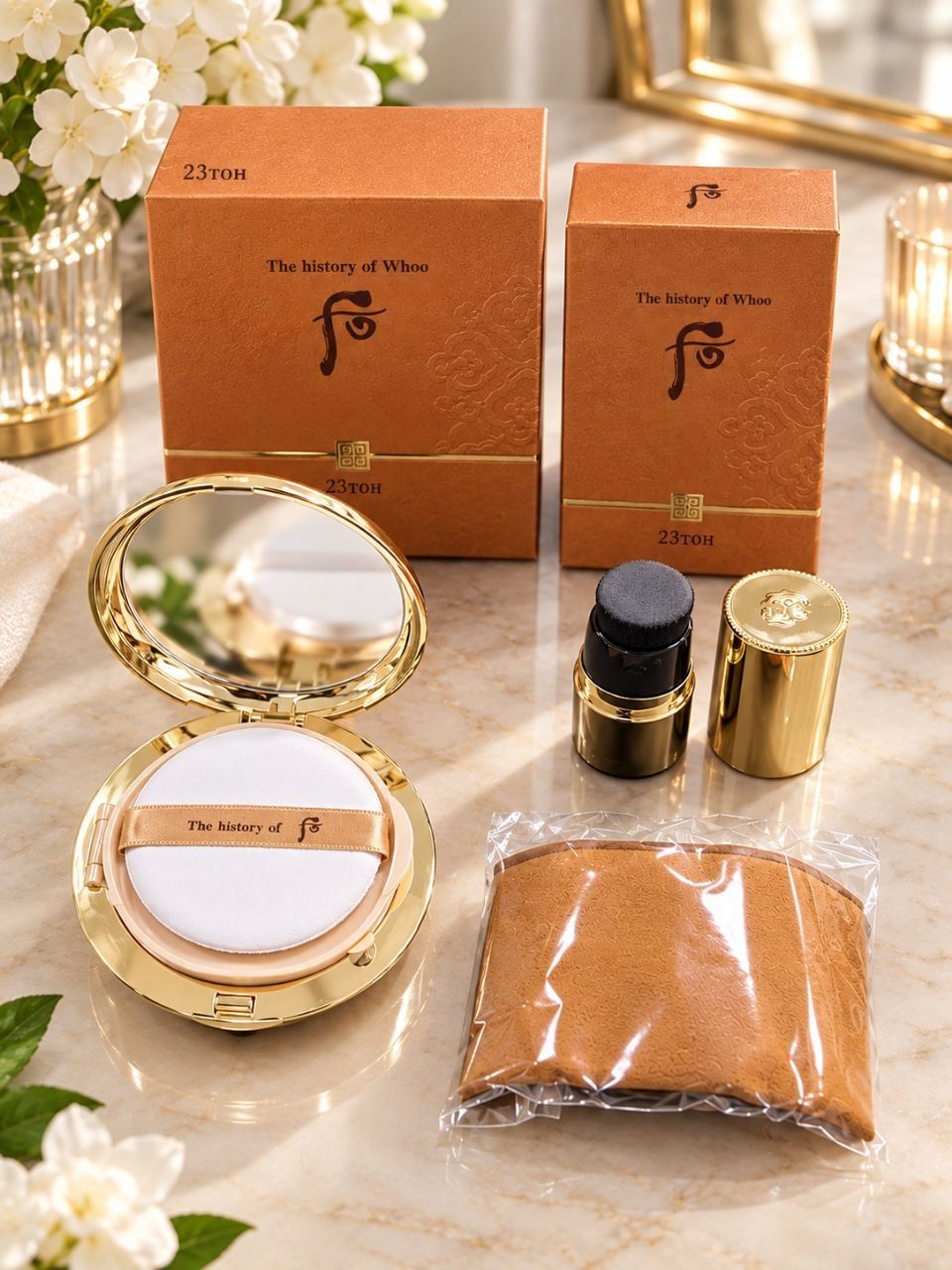 THE history of WHOO Cheongidan Radiant Essence Cushion Special Set №23 320g