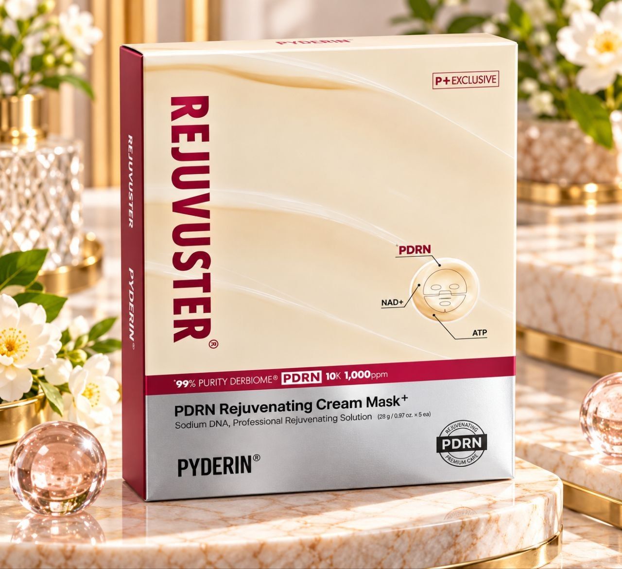 PYDERIN Rejuvuster PDRN Rejuvenating Cream Mask+ 220гр