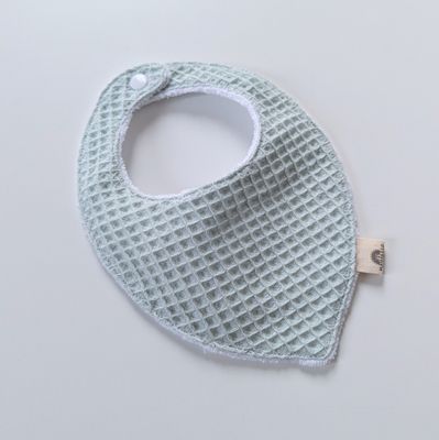 Bavaglino neonato Waffle 0-6 mesi Verde