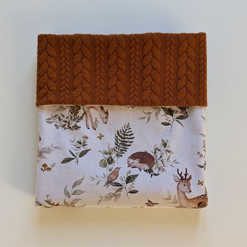 Copertina Jersey Knit Animali del Bosco Copertina Jersey Knit Animali del Bosco