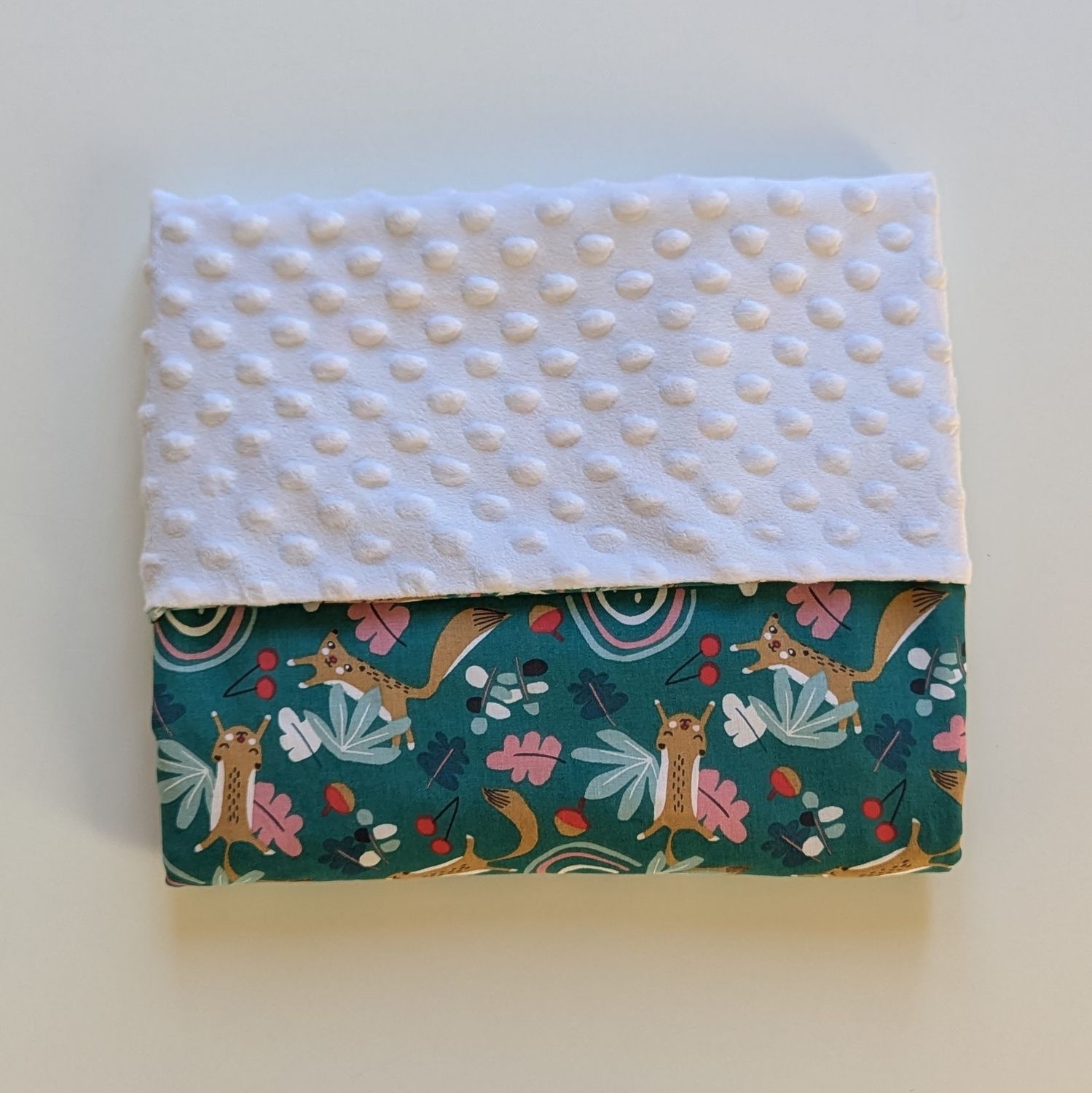 Copertina Cotone Minky Scoiattolo