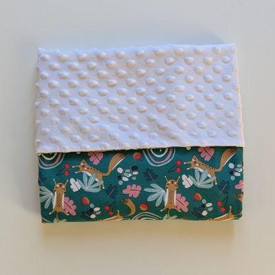Copertina Cotone Minky Scoiattolo
