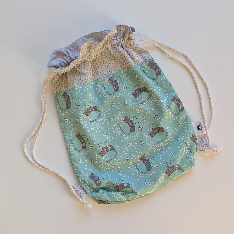 Sacca Zaino Asilo - foderata Sacca Zaino Asilo - foderata