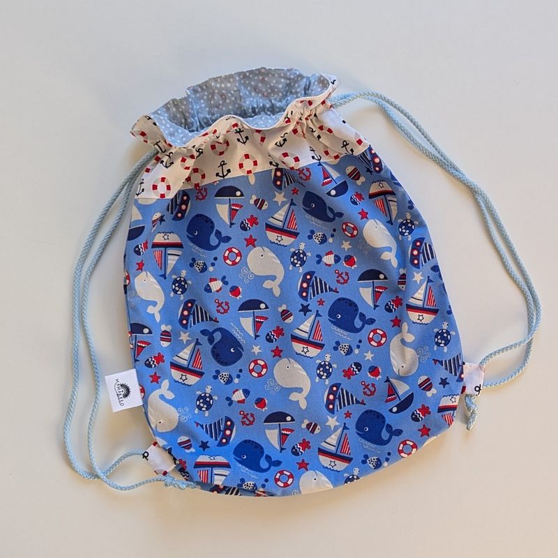 Sacca Zaino Asilo - foderata Sacca Zaino Asilo - foderata