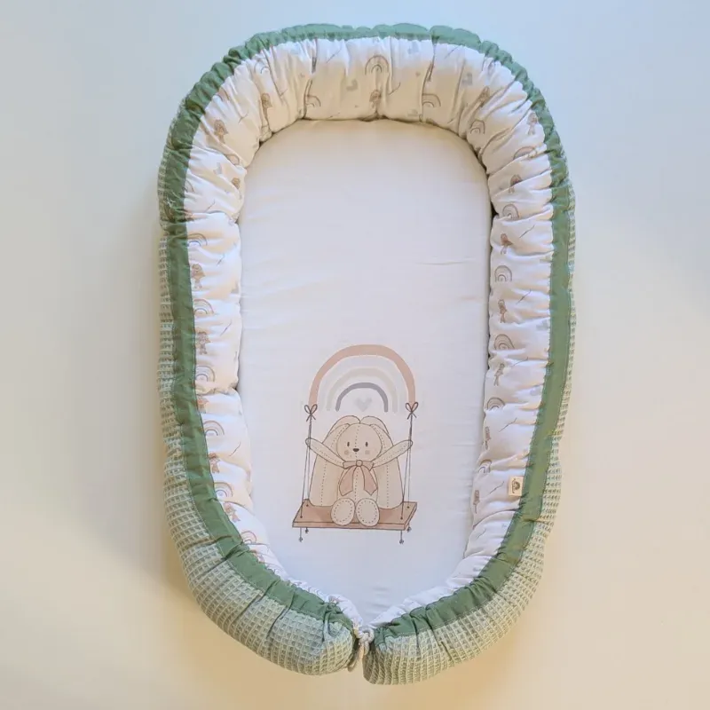 Riduttore Culla neonato in nido d'ape - Mamakreo Riduttore Culla neonato in nido d'ape - Mamakreo