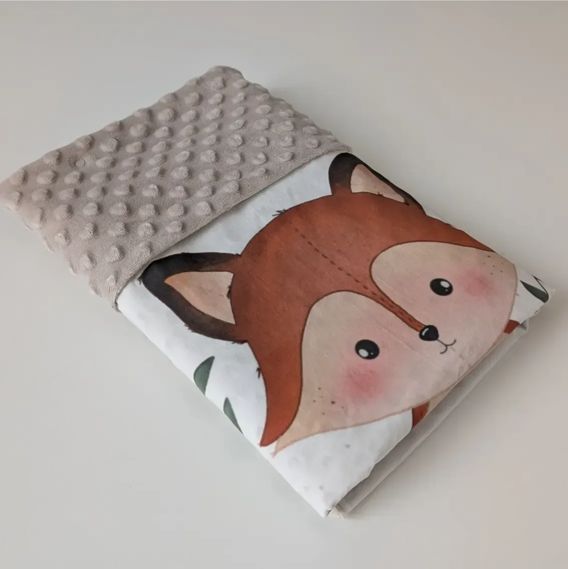 Copertina neonato minky pile - Mamakreo Copertina neonato minky pile - Mamakreo