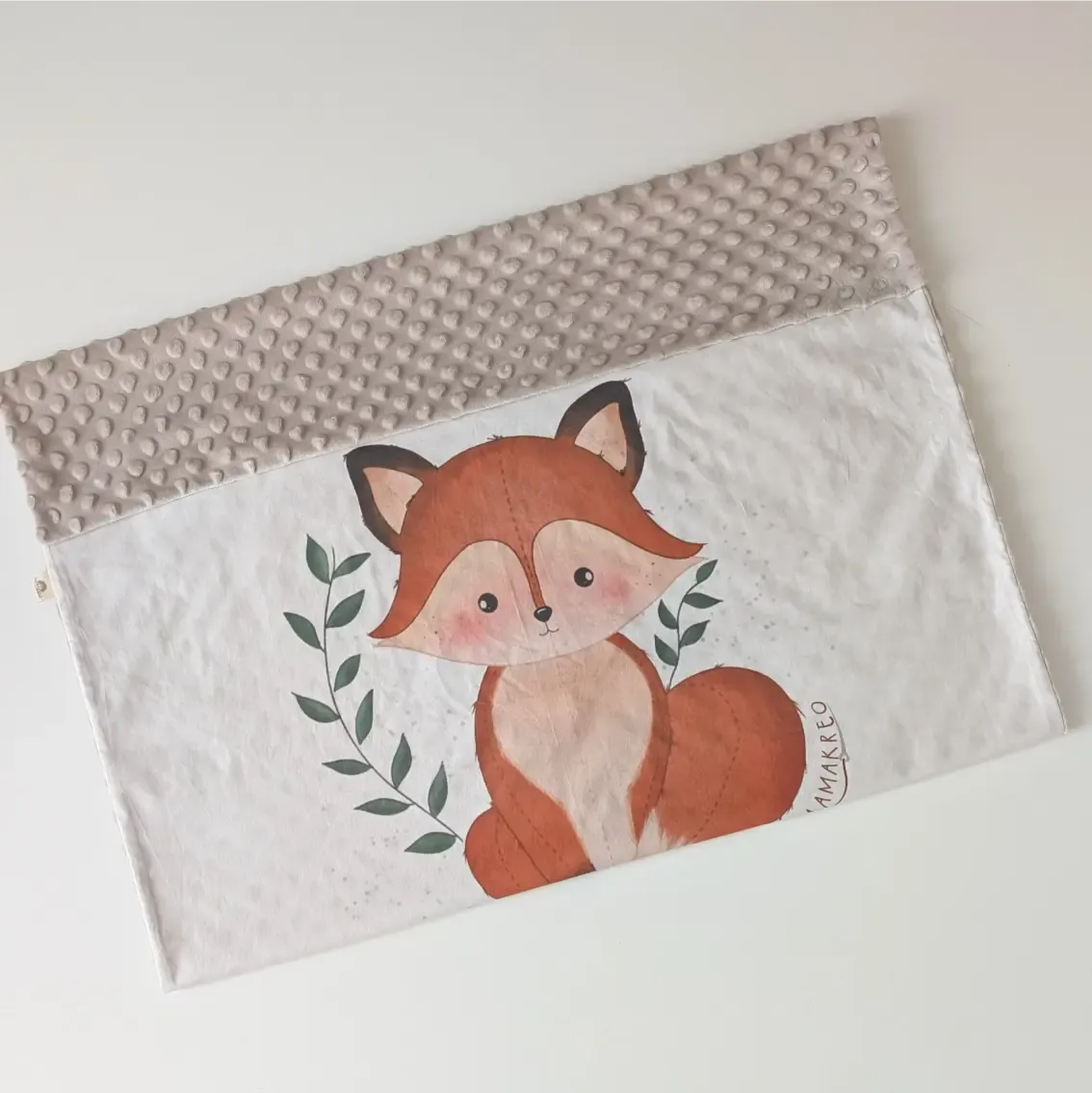 Copertina neonato minky pile - Mamakreo Copertina neonato minky pile - Mamakreo