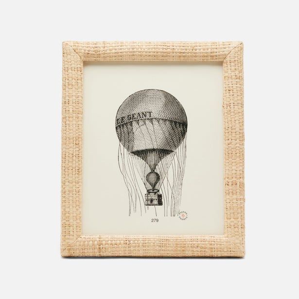 Frame-Natural Raffia-8x10
