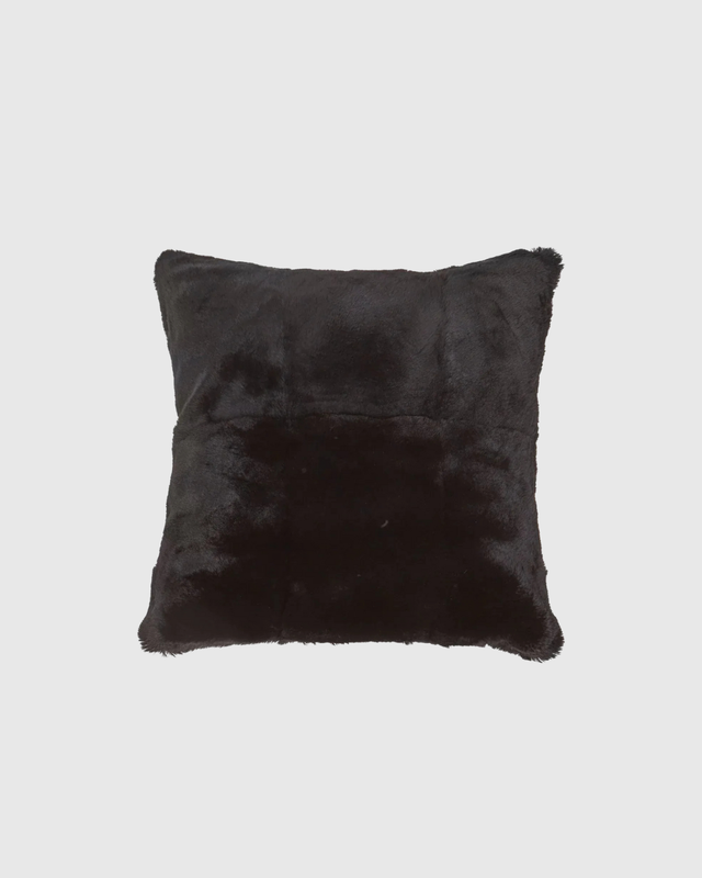 Pillow-Black-Rabbit Cashmere-45x45cm