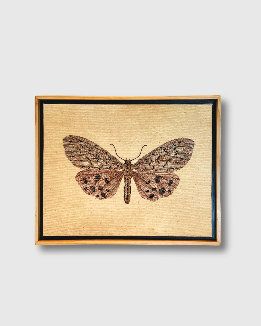 Thread Art-Tiger Moth