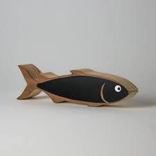 Sculpture-Black Fish Shoal