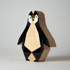Sculpture-Geo Penguin