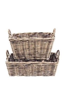 Basket-Gray Square-M