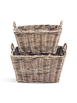 Basket-Gray Square-L