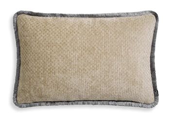 Pillow-Beige/Grey-Rectangular