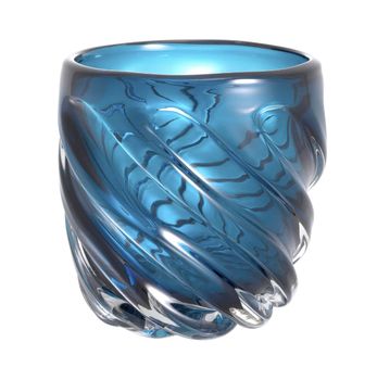 Vase-Blue-Twist-S