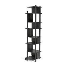 Shelf-Black Teak-Column