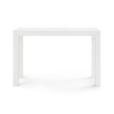 Console-White-Lacquerd Grasscloth-60in
