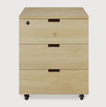 Drawer-Oak/Keylock-3 Drawers