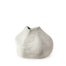 Vase-White Jaden-Medium