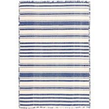 Rug-Hampshire-Cobalt Stripe-6x9