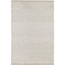 Rug-Diamond-Plat/Ivory I/O-6x9