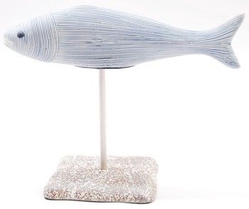 Vase-Adrian-Fish White-S