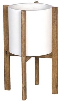Planter-White-15x15x26