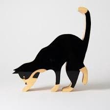 Sculpture-Courious Cat