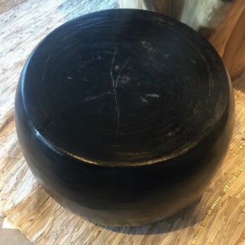 Stool-Black-Round