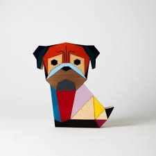 Sculpture-Geo Pug II