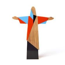 Sculpture-Cristo Cubista II