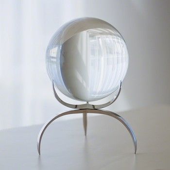 Sculpture-Glass Ball-Nickel