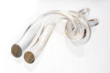 Sculpture-Gold Leaf- Glass-Sea Object