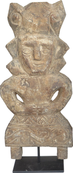 Sculpture-Carved Stone-Waiting II