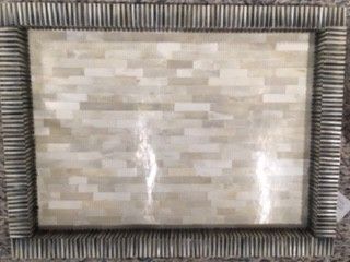 Tray-Bone Inlay-White/Black