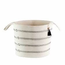 Basket-Black-Polka Dot-L
