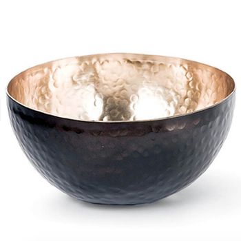 Bowl-Hammered Brass-S